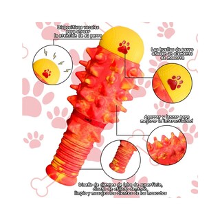 Foto 3 | Foto 3 | Juguetes Lab.gchirriantes Perros Masticadores Naranja