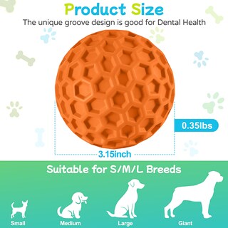 Foto 2 | Foto 2 | Juguete Para Perros Con Goma Chirriante Indestructible Para Masticadores Agresivos - Venta Internacional.