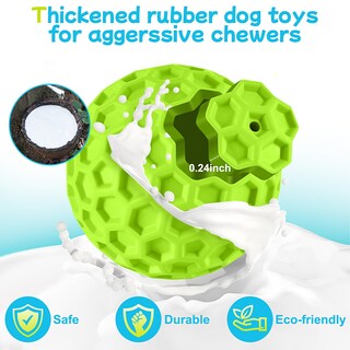 Foto 3 | Foto 3 | Juguete Para Perros Con Goma Chirriante Indestructible Para Masticadores Agresivos - Venta Internacional.