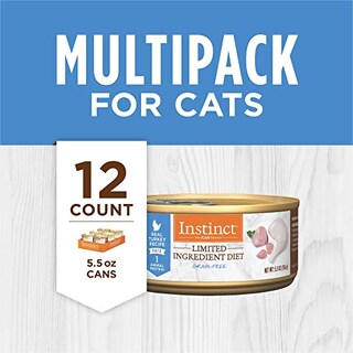 Foto 6 | Foto 6 | Pavo Dietético Cat Food Instinct Con Ingredientes Limitados, 165 G X 12 - Venta Internacional.