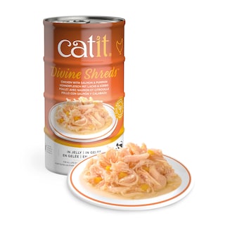 Foto 1 | Foto 1 | Comida Húmeda Para Gatos Catit Divine Shreds En Gelatina De Pollo Y Salmón - Venta Internacional.
