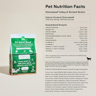 Foto 6 | Foto 6 | Alimento Seco Para Perros Open Farm Ancient Grains Homestead Turkey, 1,8 Kg - Venta Internacional.