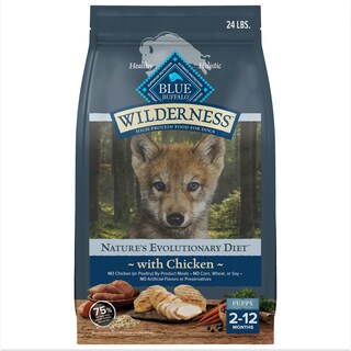 Foto 1 | Foto 1 | Comida Seca Blue Buffalo Wilderness Para Cachorros, Bolsa De 24 Libras - Venta Internacional.