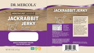Foto 2 | Foto 2 | Pet Treats Dr. Mercola Jackrabbit Jerky Para Perros, 113 G - Venta Internacional.