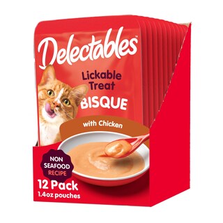 Foto 1 | Foto 1 | Bisque De Pollo Hartz Delectables Sin Mariscos Cat Treats, 42 Ml X 12 - Venta Internacional.