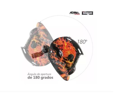 Foto 5 | Foto 5 | Careta Solar Para Soldar Linium Industrial Fuego