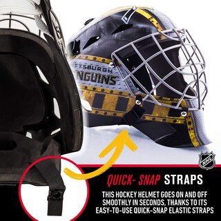 Foto 5 | Foto 5 | Casco de Portero Franklin Sports Pittsburgh Penguins NHL - Venta Internacional