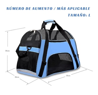 Foto 2 | Foto 2 | Transportadora Para Perro Gatos Viaje Mascota Bolsa Portátil