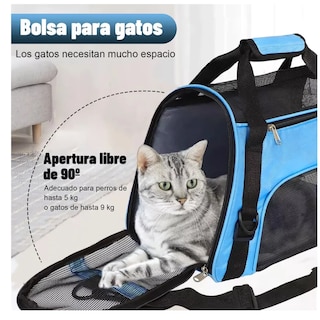 Foto 5 | Foto 5 | Transportadora Para Perro Gatos Viaje Mascota Bolsa Portátil