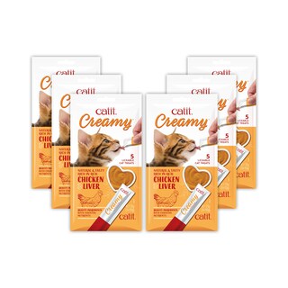 Foto 1 | Foto 1 | Golosina Cremosa Para Gatos, Pollo E Hígado, 30 X 15 Ml, De Catit - Venta Internacional.