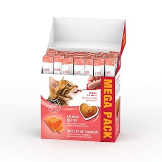 Foto 2 | Foto 2 | Cat Treat Catit, Cremoso Y Lamible, Sabor A Salmón, Paquete De 50 - Venta Internacional.