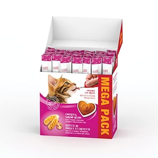 Foto 2 | Foto 2 | Cat Treat Catit, Cremoso Y Lamible, Pollo Y Camarones, Paquete De 50 - Venta Internacional.