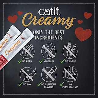 Foto 4 | Foto 4 | Cat Treat Catit, Cremoso Y Lamible, Pollo Y Camarones, Paquete De 50 - Venta Internacional.