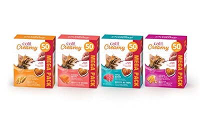 Foto 5 | Foto 5 | Cat Treat Catit, Cremoso Y Lamible, Pollo Y Camarones, Paquete De 50 - Venta Internacional.