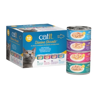 Foto 1 | Foto 1 | Comida Húmeda Para Gatos Catit Divine Shreds In Jelly Tuna, Paquete Múltiple - Venta Internacional.