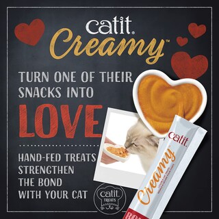 Foto 3 | Foto 3 | Cat Treat Catit, Cremoso Y Lamible, Sabor A Atún, Paquete De 5 - Venta Internacional.