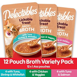 Foto 4 | Foto 4 | Caldos Salados Wet Cat Treat Delectables, 42 Ml, Paquete De 12 Unidades, Hartz - Venta Internacional.