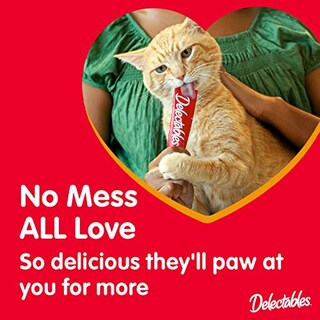 Foto 6 | Foto 6 | Cat Treats Hartz Delectables Squeeze Up, Atún Y Camarones, 24 X 14 G - Venta Internacional.