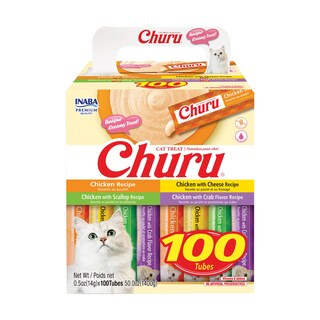 Foto 1 | Foto 1 | Puré Cremoso Exprimible Inaba Churu Para Lamer Cat Treats, 100 X 15 Ml - Venta Internacional.