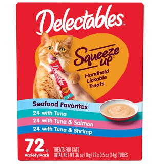 Foto 1 | Foto 1 | Cat Treats Hartz Delectables Squeeze Up, 72 X 15 Ml - Venta Internacional.