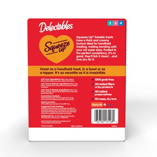 Foto 5 | Foto 5 | Cat Treats Hartz Delectables Squeeze Up, 72 X 15 Ml - Venta Internacional.