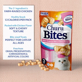 Foto 3 | Foto 3 | Cat Treats Inaba Churu Bites, Pollo Horneado Blando, 10 G, 24 Tubos - Venta Internacional.