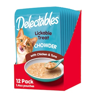 Foto 1 | Foto 1 | Wet Cat Treats Hartz Delectables, Sopa De Pollo Y Atún, 40 Ml, 12 Unidades - Venta Internacional.