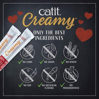 Foto 3 | Foto 3 | Salmón Hidratante Cremoso Y Lamible Cat Treat Catit Paquete De 5 - Venta Internacional.