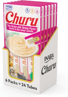 Foto 1 | Foto 1 | Snack Churu Para Gato Sabor Camaron Y Atún Pack 24 Tubos