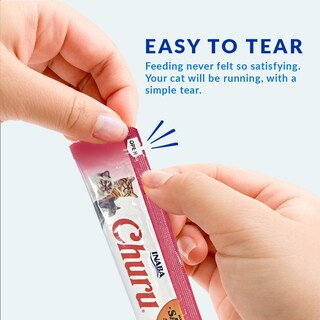 Foto 7 | Foto 7 | Puré Cremoso Para Lamer Churu De Salmón Inaba De Cat Treats 15 Ml X 40 - Venta Internacional.