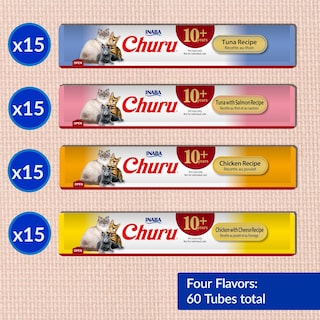 Foto 3 | Foto 3 | Cat Treats Inaba Churu Para Mayores De 10 Años Atún Y Pollo 60 X 14 Ml - Venta Internacional.