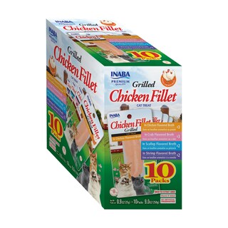 Foto 1 | Foto 1 | Filete De Pollo A La Parrilla Inaba Premium De Cat Treats 25 G X 10 - Venta Internacional.