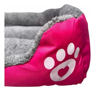 Foto 2 | Foto 2 | Cama para Mascotas Estampado Huella Eo Safe Imports ESI-8974 Rosa Talla Grande
