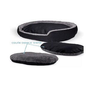 Foto 2 | Foto 2 | Cama Doble Vista para Mascota Pequeña Eo Safe Imports Gris