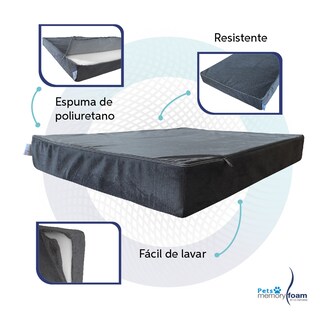 Foto 4 | Foto 4 | Colchón para Mascotas Memory Foam Ortopédico Mediano