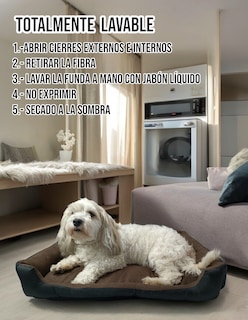 Foto 7 | Foto 7 | Cama Rectangular De Lujo Lunics Mediana Color Cocoa