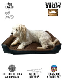 Foto 6 | Foto 6 | Cama Rectangular de Lujo Lunics Chica color Cocoa