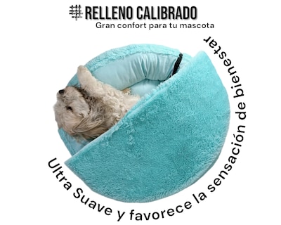 Foto 4 | Foto 4 | Cama para Perro Lunics Aqua Antiestrés con Techo Desmontable Mediana
