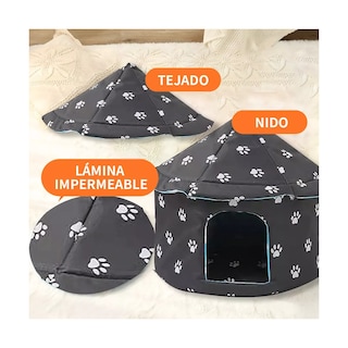 Foto 4 | Foto 4 | Nido Impermeable Desmontable Para Mascotas Eo Safe Imports Esi-14717 Negro