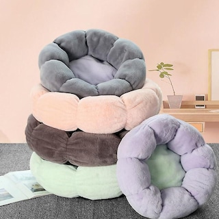 Foto 2 | Foto 2 | Cama Para Gatos, Cama Redonda De Felpa De Colores Cálidos Con Forma De Flor - Venta Internacional.