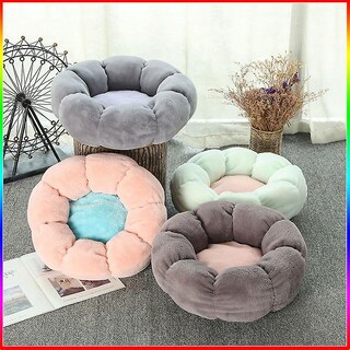 Foto 1 | Foto 1 | Cama Redonda De Felpa Con Forma De Flor En Forma De Flor, Color Cálido, Para Mascotas, 40 Cm - Venta Internacional.