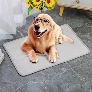 Foto 2 | Foto 2 | Alfombrilla Refrigerante Para Mascotas Huoguo Para Perros Y Gatos, Color Gris, Seda Helada, 100 X 70 - Venta Internacional.