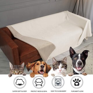 Foto 4 | Foto 4 | Manta De Cama Para Mascotas Ameritex Reversible 100% Impermeable De Terciopelo - Venta Internacional.