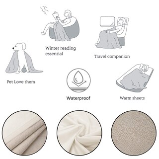 Foto 7 | Foto 7 | Manta De Cama Para Mascotas Ameritex Reversible 100% Impermeable De Terciopelo - Venta Internacional.