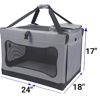 Foto 2 | Foto 2 | Pet Crate Mr. Peanut's Portátil Con Lados Suaves Y Ropa De Cama De Forro Polar - Venta Internacional.