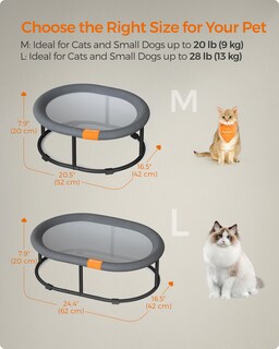 Foto 5 | Foto 5 | Cama Para Gatos Feandrea, Hamaca Transpirable Para Mascotas De Hasta 9 Kg - Venta Internacional.