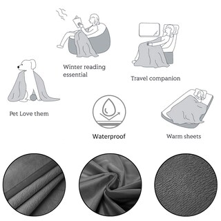 Foto 7 | Foto 7 | Manta De Cama Para Mascotas Ameritex Reversible 100% Impermeable De Terciopelo - Venta Internacional.