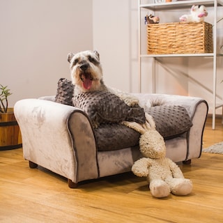 Foto 2 | Foto 2 | Cama para Mascotas con Cojín de Funda Extraíble y con Patas de Madera Desmontables
