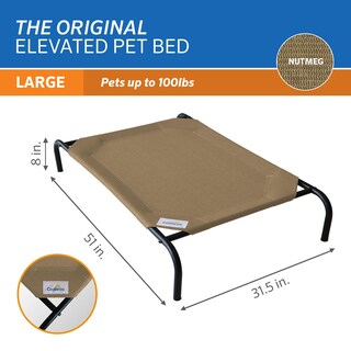 Foto 4 | Foto 4 | Cama Coolaroo Coolaroo Elevated Para Perros, Interior Y Exterior, Grande - Venta Internacional.