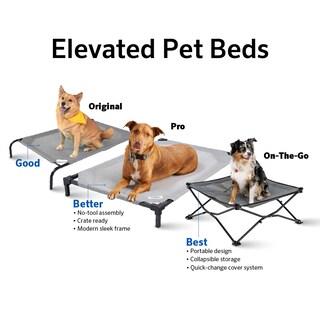 Foto 7 | Foto 7 | Cama Coolaroo Coolaroo Elevated Para Perros, Interior Y Exterior, Grande - Venta Internacional.